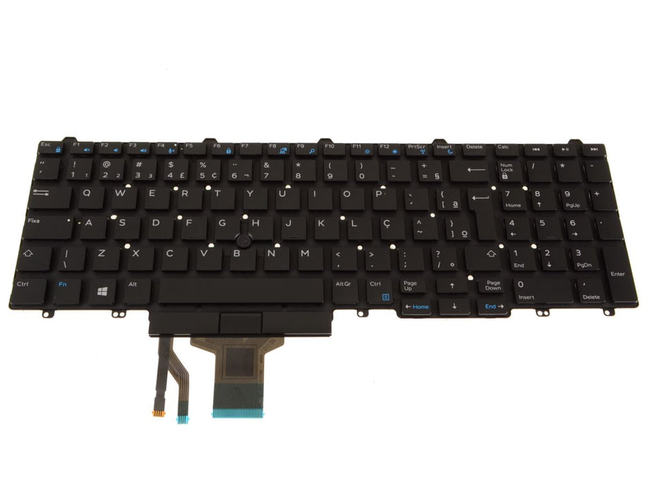 New Brazilian Dell OEM Latitude E5570 Precision 7710 7720 Laptop Keyboard Brazil Backlit 06RFV