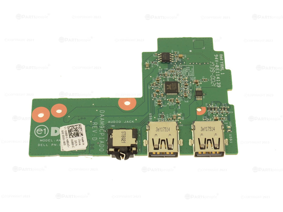 New Dell OEM Inspiron 15 (5577) USB / Audio Port IO Circuit Board - 3VFY4 - 088NC