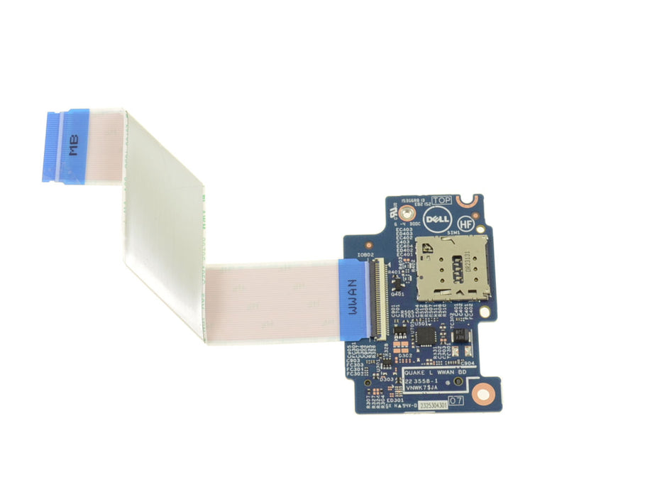 New Dell OEM Latitude 3440 WWAN Daughterboard Circuit Board  WWAN SIM Slot Kit  Cable 08NMK