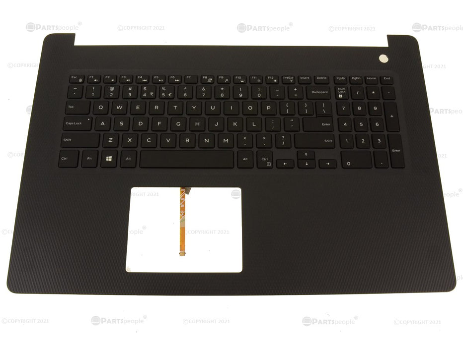 Refurbished US INTL Dell OEM Inspiron 3780 3793 Palmrest Keyboard Assembly Backlit 09JWH