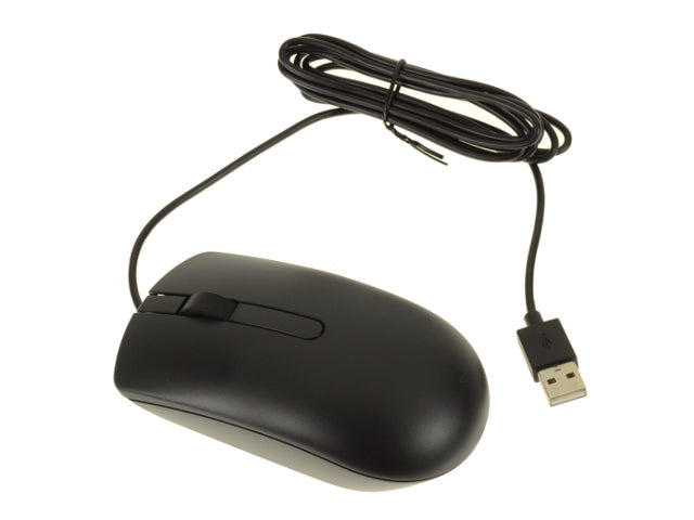 New New Dell OEM MS116 Black 3-Button USB Optical Mouse 1000 DPI 0T6R4 09NK2 RH30V