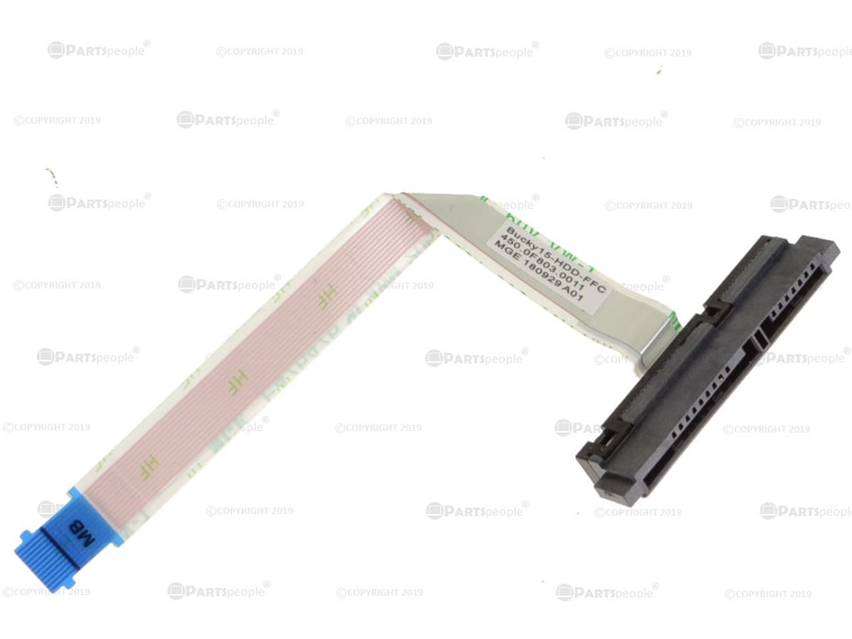 Used Dell OEM Inspiron 5585 15 5582 2-in-1 SATA Hard Drive Adapter Interposer Connector and Cable