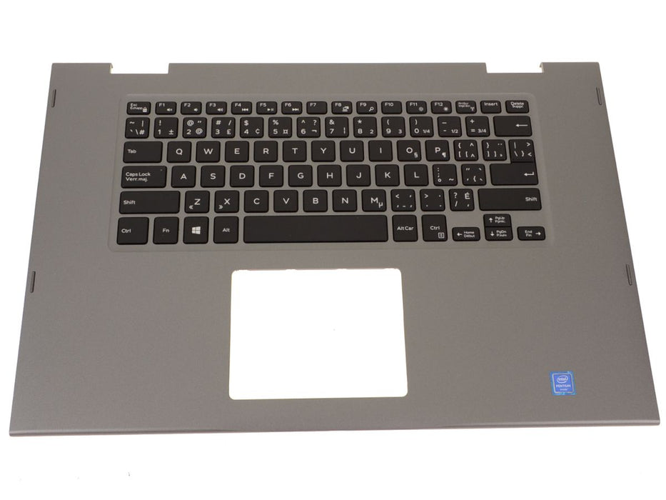 New French English  Dell OEM Inspiron 5568 5578 Palmrest French English Keyboard Assembly No TP 0HTJC 3K6RF