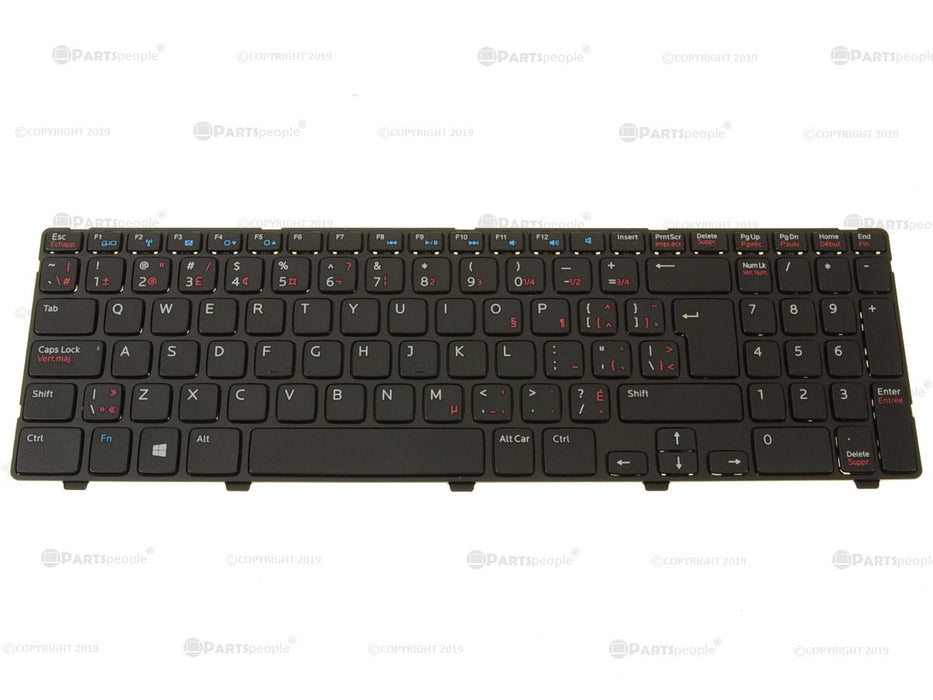 New French English Dell OEM Inspiron 3521 5521 15R 5537 Latitude 3540 Laptop Keyboard 0TFN1