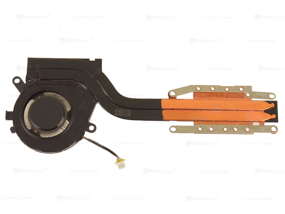 Used Dell OEM Latitude 7310 CPU Heatsink Fan Assembly WWAN 0WKWY