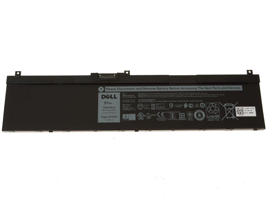New Dell OEM Original Precision 7530 7730 7540 7740 6-Cell 97Wh Laptop Battery NYFJH