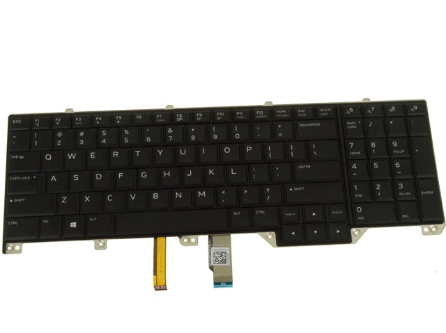 Refurbished OEM Alienware 17 R4  Backlit Laptop Keyboard Assembly 0WN4Y