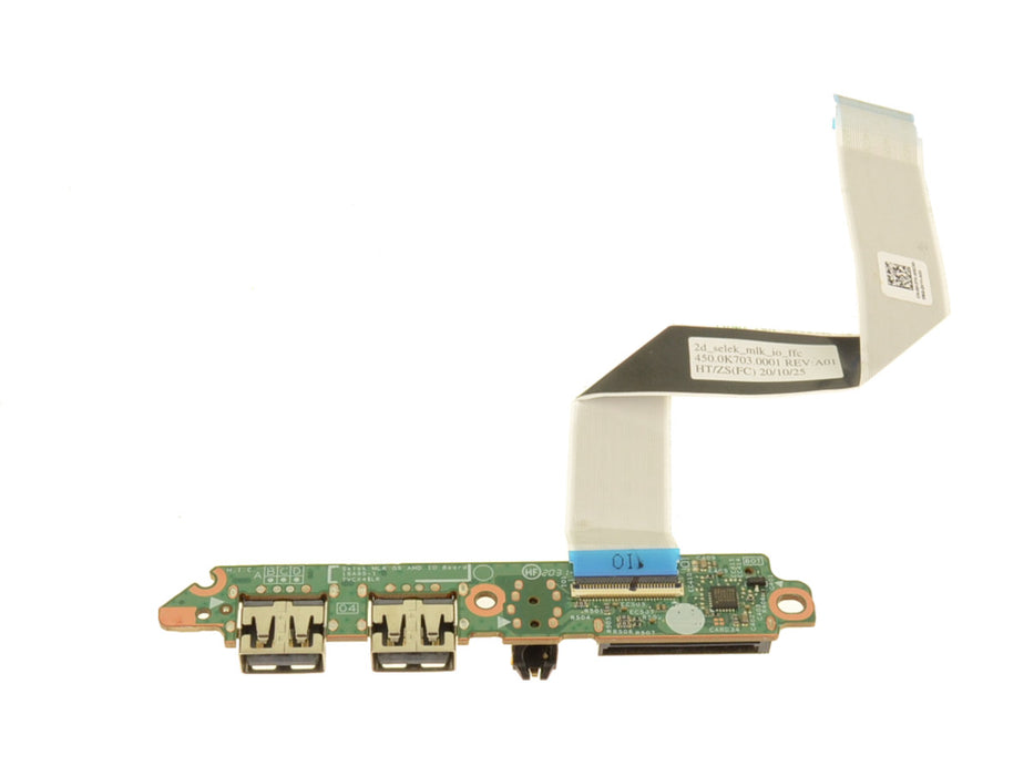 Dell OEM G Series G5 SE 5505 SD Card Reader Audio USB Port IO Circuit Board with Cable - 0XF2P