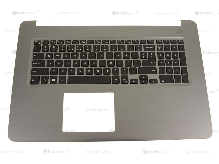 New US Intl Dell OEM Inspiron 5767 5765 Palmrest Keyboard Assembly 0YHD1 4CFRC