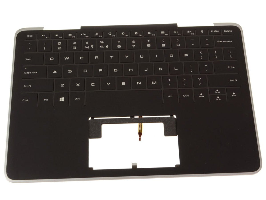 Refurbished US INTL Dell OEM XPS 11 9P33 Keyboard Palmrest Assembly NO TP T1KKK