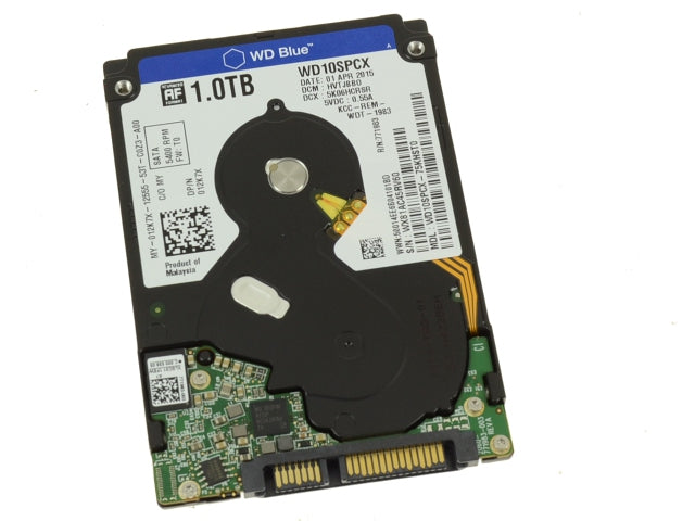 Used Western Digital Blue WD10SPCX 1TB SATA 6Gbp/s 2.5" 5400RPM Laptop Hard Drive 7mm 12K7X