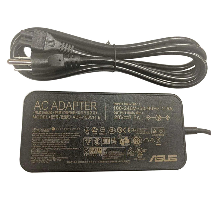 New Genuine Asus ROG Strix G512LI G512LI-AL024T G512LI-HN057T G512LI-HN118 G512LI-RS73 AC Adapter Charger 150W 6.0*3.7mm