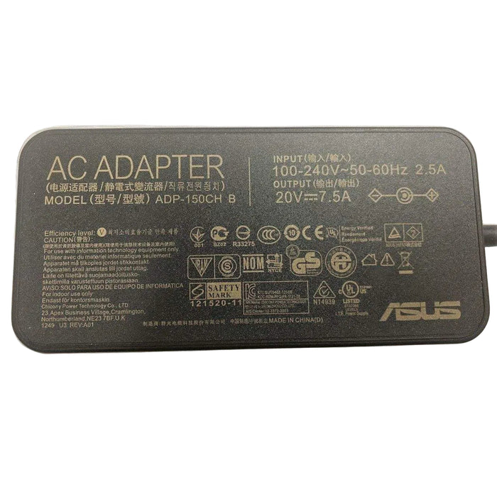 New Genuine Asus ROG Strix G512LI G512LI-AL024T G512LI-HN057T G512LI-HN118 G512LI-RS73 AC Adapter Charger 150W 6.0*3.7mm