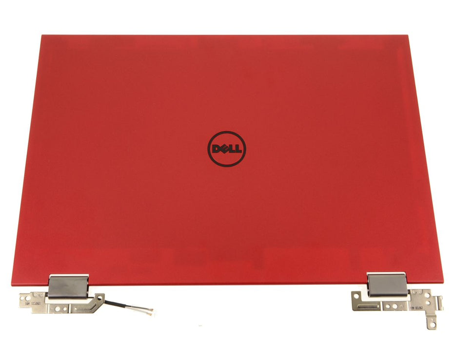 New Red Dell OEM Inspiron 7359 13.3" LCD Back Cover Lid Assembly  Hinges 16G8G