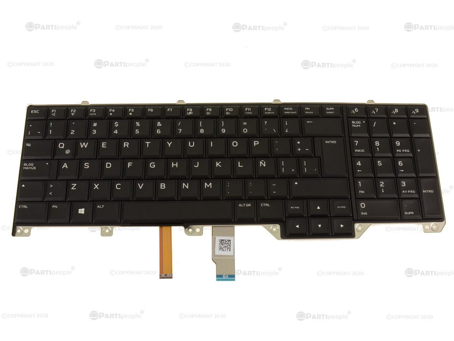 New SPANISH OEM Alienware 17 R5 Backlit Laptop Keyboard Assembly Spanish 18JFN