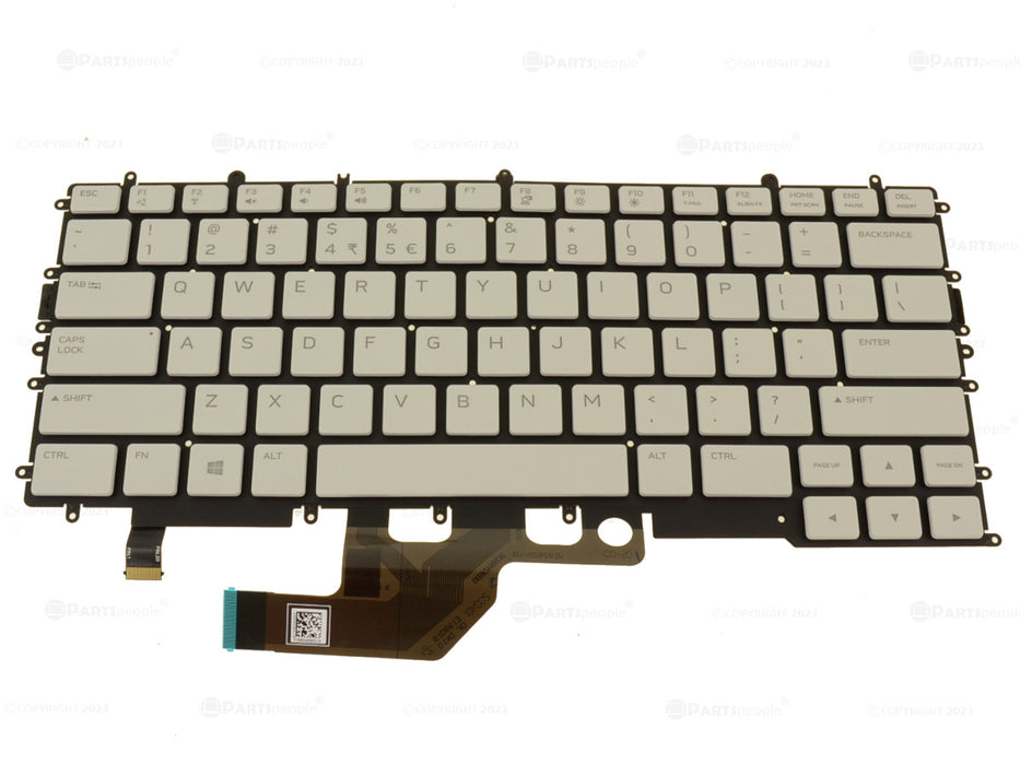 New US INTL OEM Alienware m15 R3 m15 R4 Backlit Laptop Keyboard Assembly 4-zone RGB Backlit 1958V