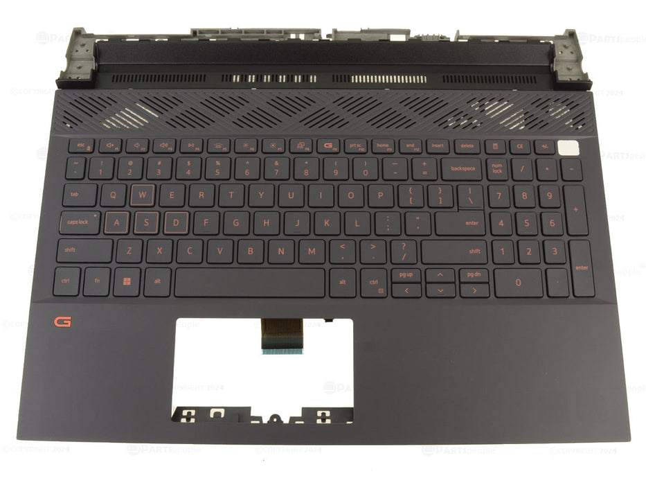 New Dell OEM G Series G15 5520 5521 5525 Palmrest Backlit Keyboard Assembly 1FC2R X7M56