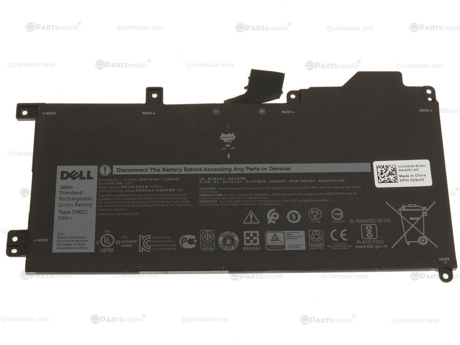 New  Dell OEM Original Latitude 7200 7210 2-in-1 2-Cell 38Wh Laptop Battery 1FKCC