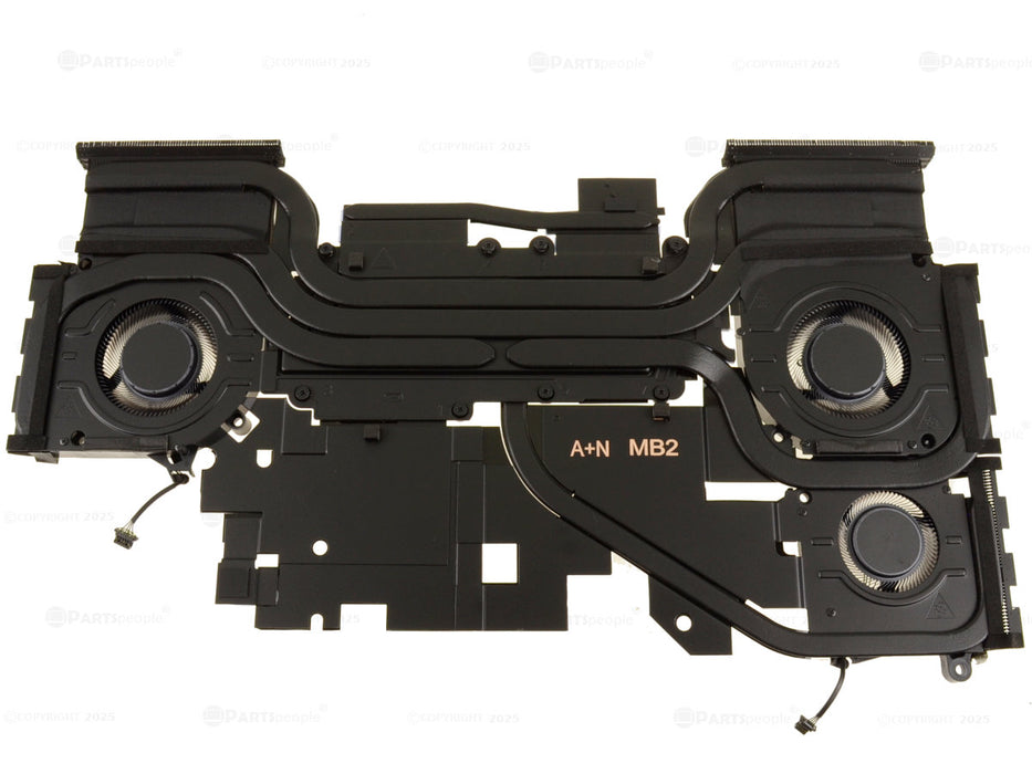 New OEM Alienware m16 R1 AMD RTX CPU GPU Cooling Heatsink Fans Assembly RTX 4060 4070 4080 1KG08