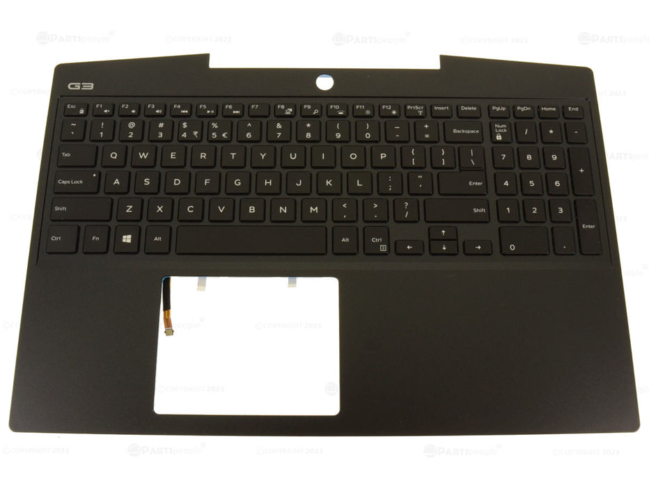New US INTL Dell OEM G Series G3 3500 Palmrest Backlit Keyboard Assembly -PG3 Cell 1M83W