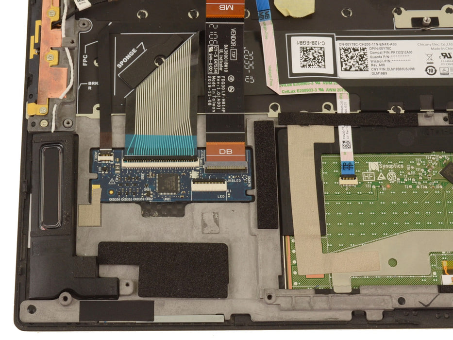 New Dell XPS 13 9310 OEM XPS 13 (9310) Keyboard Palmrest Touchpad Assembly - 1PN7V - LaptopParts.ca