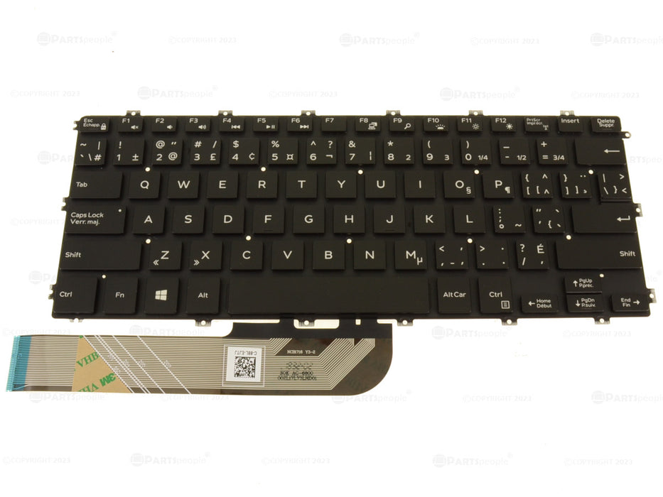 French Canadian - Dell OEM Inspiron 13 (7386) / 15 (7586) Backlit Keyboard - 1VTXY
