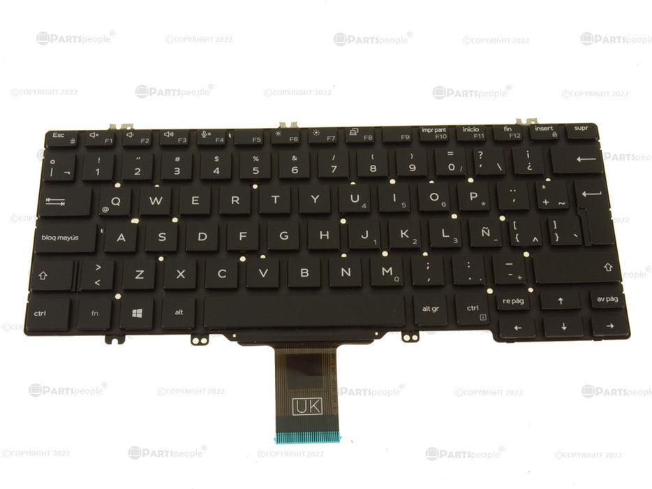 New Spanish Dell OEM Latitude 7300 5300 2-in-1 Laptop Keyboard 1VY95