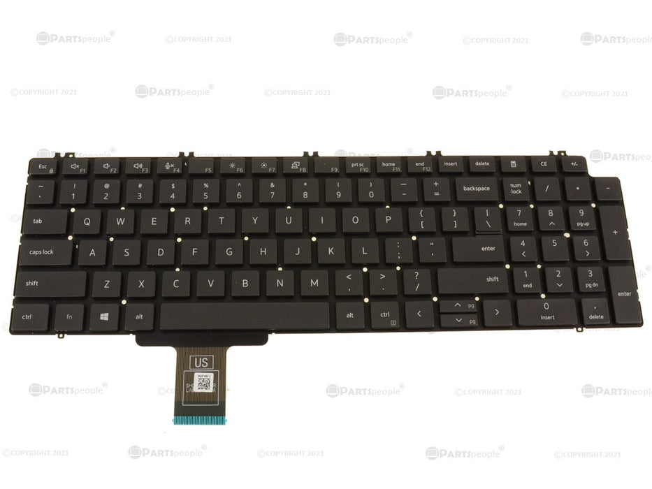 Refurbished Dell OEM Precision 7750 7550 7760 7560 Laptop Keyboard No BL 1WYH2