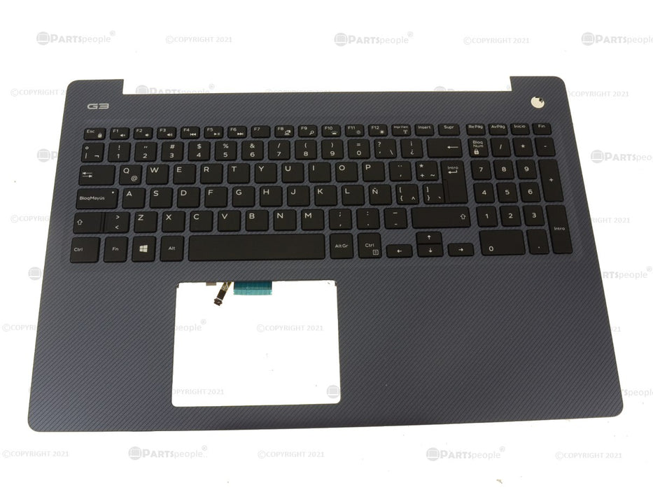 New Spanish Dell OEM G Series G3 3579 Palmrest Keyboard Assembly  Spanish KB 7TMPH 1Y19N