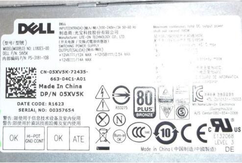 New Dell Optiplex 3040 5040 7040 Inspiron 3650 3656 Switching Power Supply 180W 8+4pin 20WFG 020WFG CN-020WFG - LaptopParts.ca