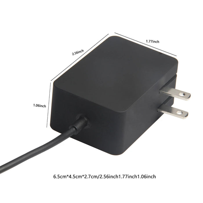 New Compatible Microsoft Surface 3 AC Adapter Charger 1623 1624 1645 5.2V 2.5A 13W micro USB