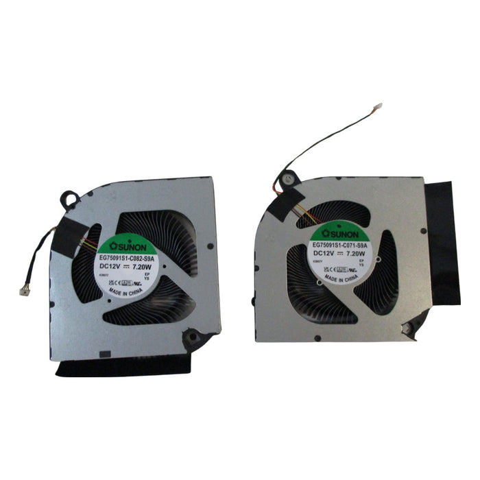 New Acer Nitro AN16-41 AN16-51 Left & Right Cooling Fan Set 23.QJLN7.004