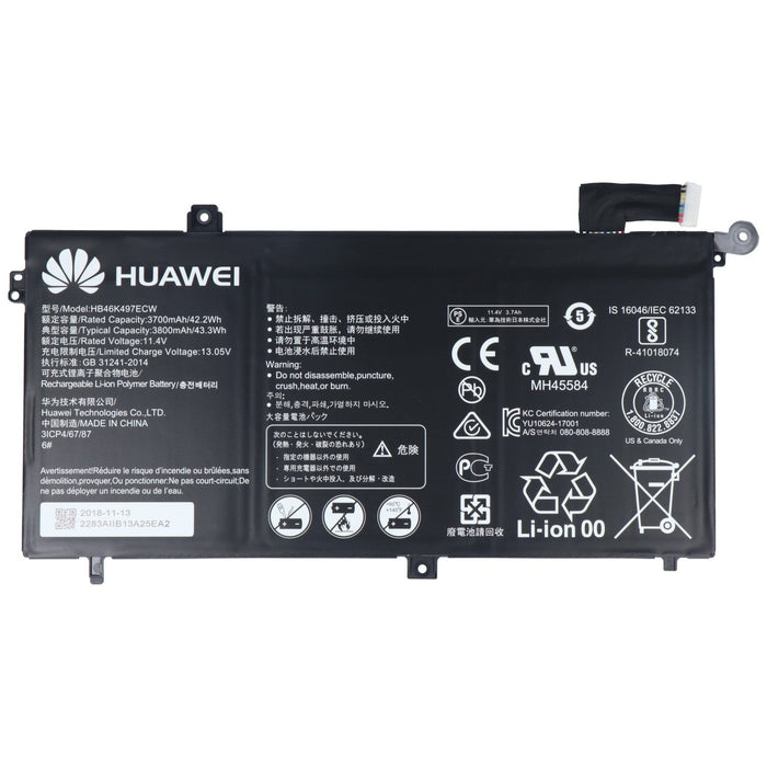 New Genuine Huawei MateBook D 2018 Battery 42.2WH - LaptopParts.ca