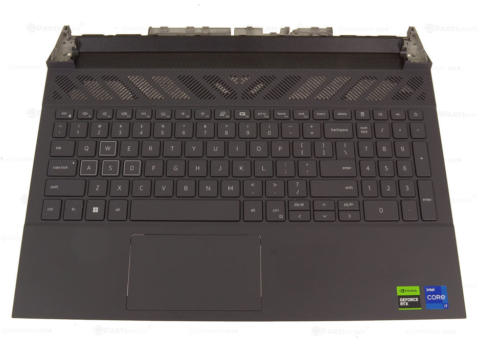 New Dell OEM G Series G15 5530 5535 Palmrest RGB 4-Zone Backlit Keyboard Assembly 25CCM
