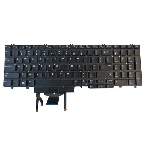 New Backlit Keyboard for Dell Precision 7530 7540 7730 7740 Laptops - Replaces 266YW - LaptopParts.ca