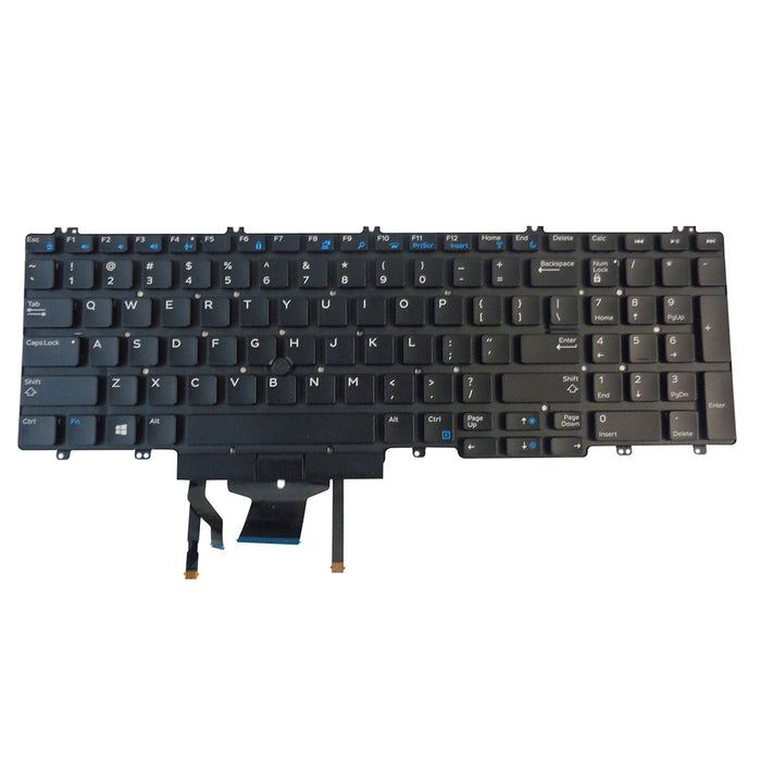 New Backlit Keyboard for Dell Precision 7530 7540 7730 7740 Laptops - Replaces 266YW - LaptopParts.ca