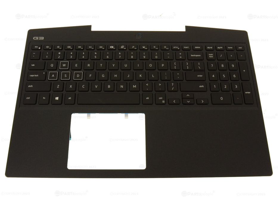 New Dell OEM G Series G3 3590 Palmrest Keyboard Assembly - RGB Backlit - 297JM