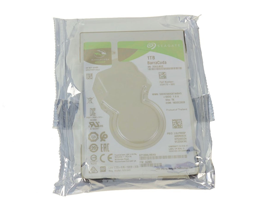 New  Seagate Barracuda 1TB SATA 6Gbp/s 2.5" 7200RPM Laptop Hard Drive 7mm ST1000LM049