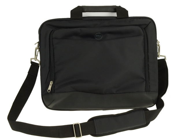 New Dell OEM Black Nylon Topload Notebook Laptop Bag  Shoulder Strap Fits up to 14" 2HVCM