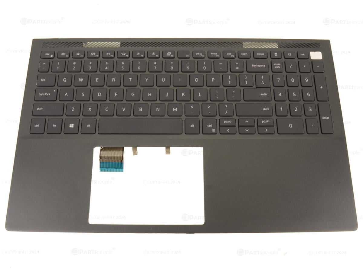 New Dell OEM Vostro 7500 Inspiron 7500 Palmrest Backlit Keyboard ...