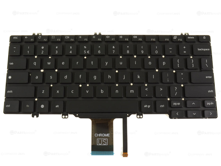 New Dell OEM Latitude 5300 2-in-1 Chromebook Keyboard  Backlight US INTL 2R3DJ