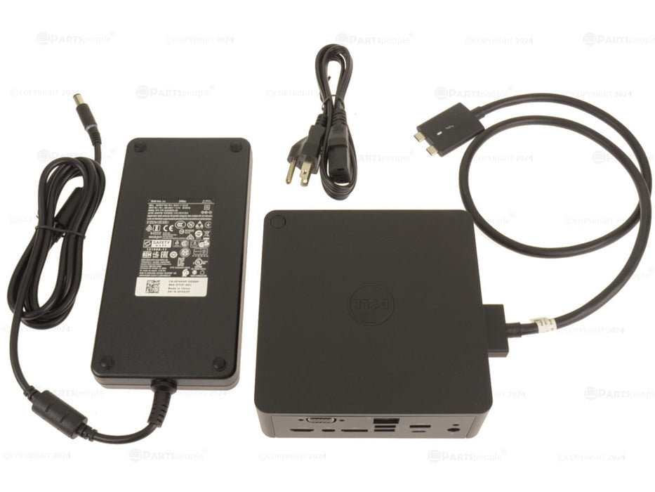 New Dell OEM TB18DC Thunderbolt USBC Docking Station  240 Watt Power Adapter 240W 2RRTM 1RPC0