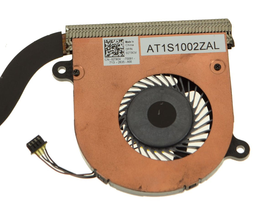 Dell OEM Latitude 7480 CPU Heatsink Fan Assembly for Intel Graphics UMA - 2T9GV w/ 1 Year Warranty