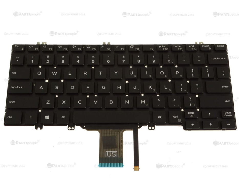 New Dell OEM Latitude 7300 5300 2-in-1 Laptop Keyboard  Backlight 2TR2K
