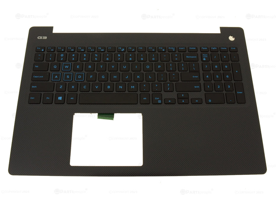 New Dell OEM G Series G3 3579 Palmrest Keyboard Assembly No BL N4HJH 30GM5