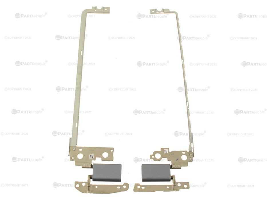 Gray - Dell OEM Inspiron 11 (3195) Hinge Kit - Left and Right - VRF52 - Y6DM4 w/ 1 Year Warranty