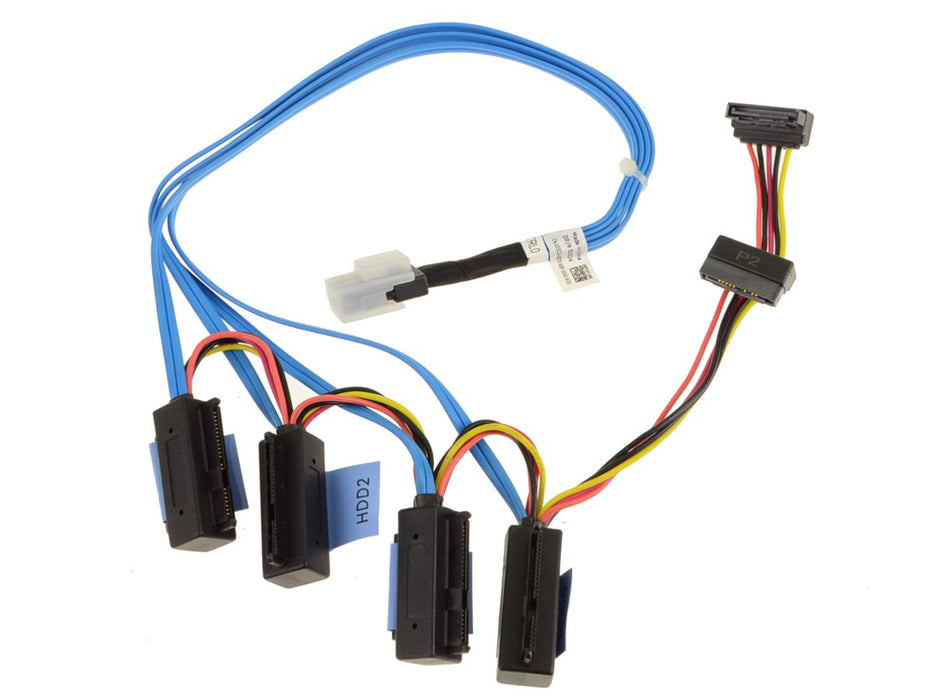 Refurbished Dell OEM PowerEdge T110 SAS 6GB Raid7 Perc Card to Hard Drive Cable 33CJ4