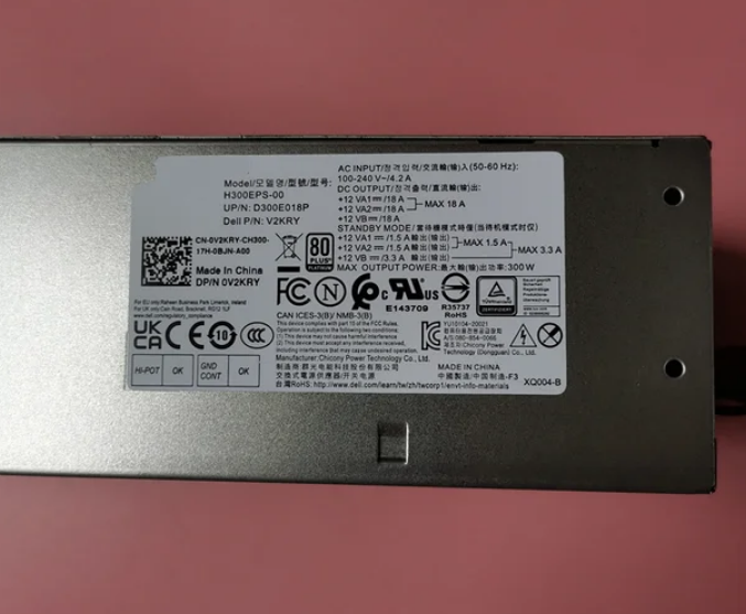 New Dell Optiplex 7090 L300EPS-00 300W Power Supply 352NR 0352NR - LaptopParts.ca