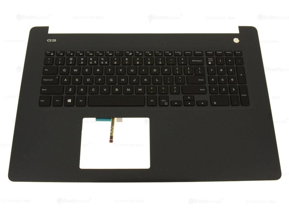 New US INTL Dell OEM G Series G3 3779 Palmrest Backlit Keyboard Assembly 356C6