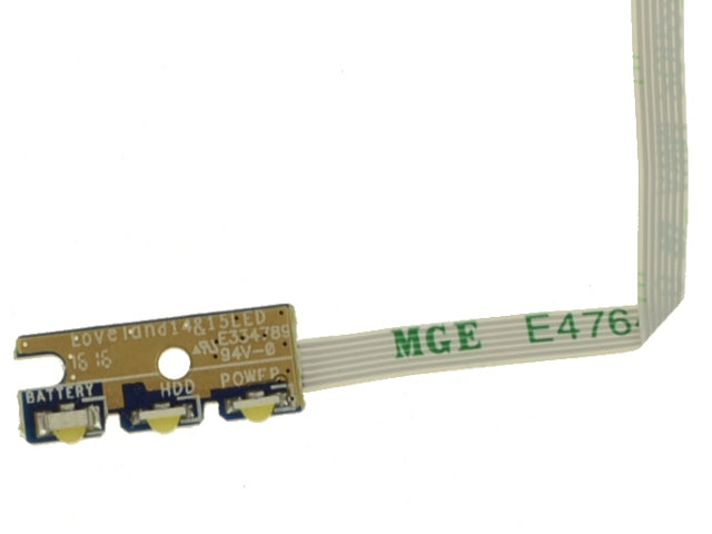 Dell OEM Latitude 3470 3560 3570 Power / HDD / Battery Status Indicator LED Circuit Board